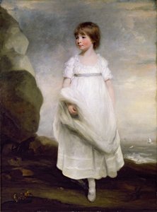Portret van Anne Isabella Milbanke (1792-1860) later Lady Byron, ca. 1800 door John Hoppner