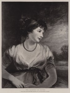De Gravin van Oxford door John Hoppner