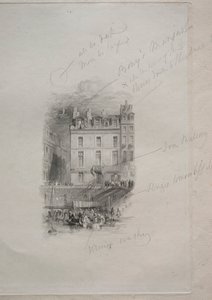 Napoleons verblijf, Quai Conti, 1836