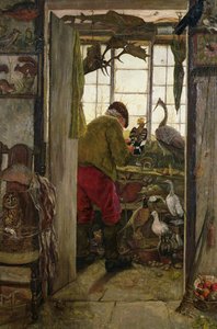 De Chadderton-taxidermist door John Houghton Hague