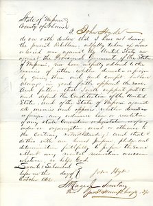 Loyaliteitseed van John Hyde uit Missouri, County of St. Louis door John Hyde