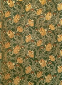 Tulpen, ontwerp voor The Silver Studio, c.1898