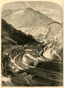 Mauch Chunk en Mount Pisgah, 1872 door John J. Harley