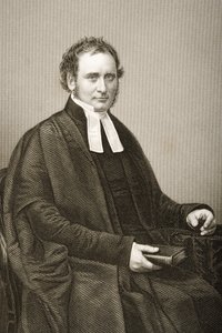 Robert Bickersteth (1816-84) gegraveerd door D.J. Pound van een foto, uit 