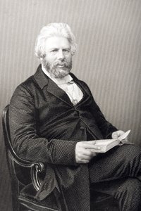 Robert Chambers (1802-71), gegraveerd door D.J. Pound van een foto, uit 