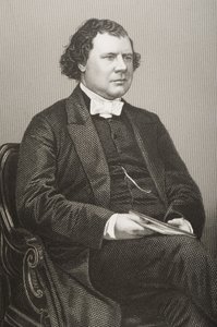 William Morley Punshon (1824-81) gegraveerd door D.J. Pound van een foto, uit 