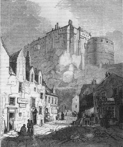 Kasteel van Edinburgh, 1843, 1845 door John Jackson