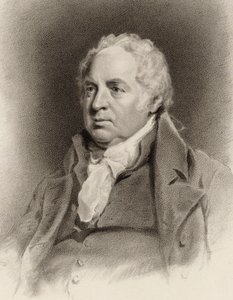 Portret van de violist en componist William Shield door John Jackson