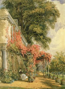 Tuinzijde van het huis van de heer Robert Vernon in Twickenham