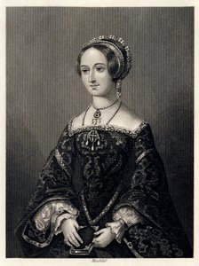 Marguerite de Navarre, koningin-gemalin van Hendrik II van Navarra, 1864
