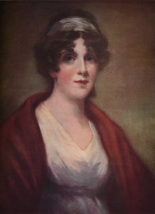 Portret van Miss Mary Reynolds Mrs. Houlthurst, 1809 door John James Masquerier