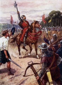 William Wallace bij de Slag om Falkirk, Schotland door John Jellicoe