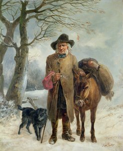 Winterbrandstof verzamelen door John Jesse Barker