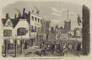 Voetbal in Kingston-on-Thames op Vastenavond door John Jessop Hardwick