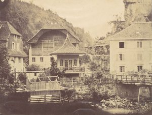 Uitzicht in Zwitserland, 1850s