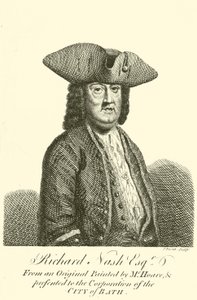 Richard Nash, bekend als Beau Nash, Welshe dandy, gokker en ceremoniemeester in Bath door John June