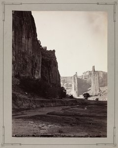 East Fork, de Chelly River, Arizona, 1879-1881 door John K. Hillers