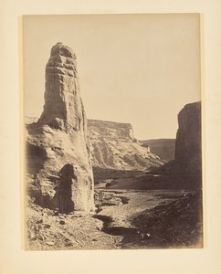 Landschap met breuklijn door John K. Hillers