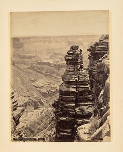 Shini-Mo-altaar bij Brink of Marble Canyon, Colorado River door John K. Hillers