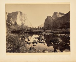 Yosemite Valley, Californië door John K. Hillers
