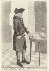Adam Smith, de auteur van The Wealth of Nations
