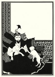 Illustratie voor Het Verhaal van Aladdin en de Wonderlamp door John Kettelwell