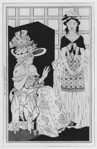 Illustratie voor The Way of the World door William Congreve door John Kettelwell