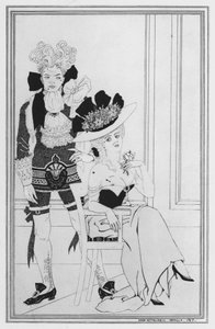 Illustratie voor The Way of the World door William Congreve door John Kettelwell