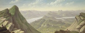 Noordwestelijk uitzicht vanaf Ben Lomond