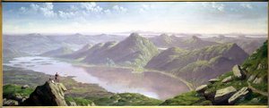 Zuidwestelijk uitzicht vanaf Ben Lomond