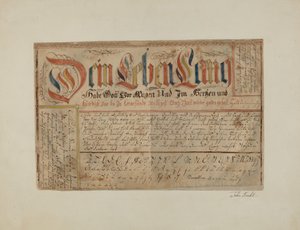 Fractur Verlichte Schrift