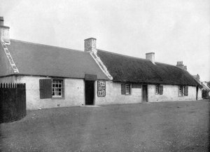 Burns Cottage, Schotland, 1893 door John L. Stoddard