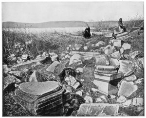Kafarnaüm, Galilea, Palestina, eind 19e eeuw