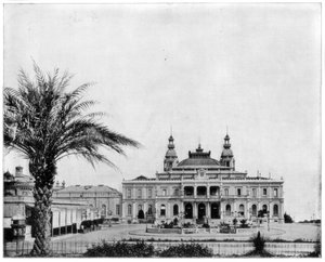 Casino, Monte Carlo, eind 19e eeuw door John L. Stoddard