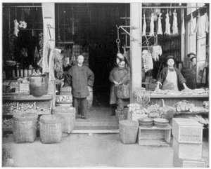 Chinatown, San Francisco, eind 19e eeuw door John L. Stoddard