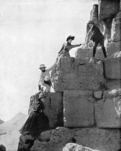 Beklimming van de Grote Piramide, Egypte