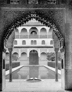 Hof van de Mirten, Alhambra, Spanje