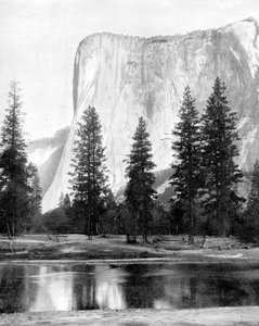 El Capitan, Yosemite Valley, Californië, VS, 1893