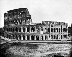 Exterieur van het Colosseum, Rome door John L. Stoddard