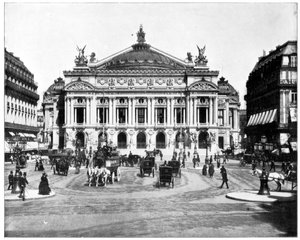 Grand Opera House, Parijs, eind 19e eeuw door John L. Stoddard