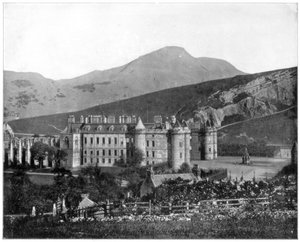 Holyrood Palace, Edinburgh, Schotland, eind 19e eeuw door John L. Stoddard