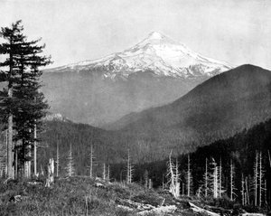 Mount Hood, Oregon, VS, 1893 door John L. Stoddard