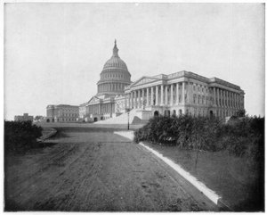 Het Capitool, Washington DC door John L. Stoddard