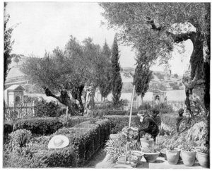De Hof van Getsemane, Palestina, late 19e eeuw door John L. Stoddard