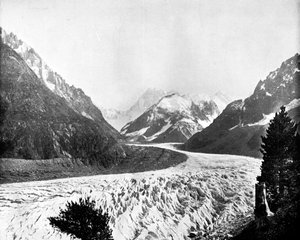 De Mer De Glace, Zwitserland, 1893 door John L. Stoddard