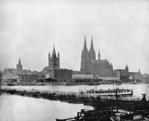 De Rijn bij Keulen, Duitsland
