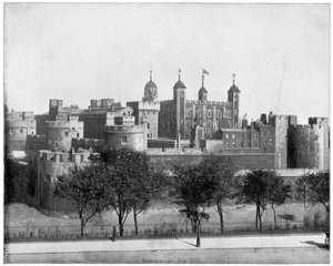 De Tower of London, Engeland, eind 19e eeuw door John L. Stoddard