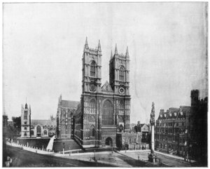 Westminster Abbey, Londen, eind 19e eeuw