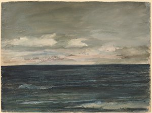 Lesstudie aan de Kust van Jersey