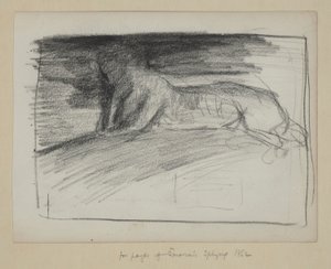 Studies voor Emerson door John La Farge